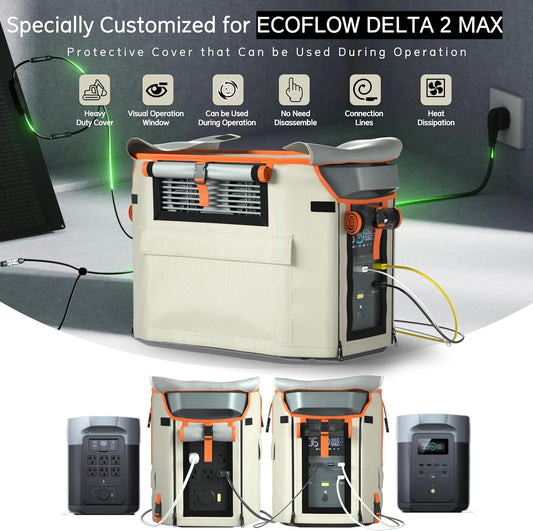 EcoCharge™ Power Station with Solar Panel