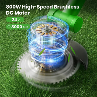 TrimGlide™ Coupe-herbe sans balai réglable