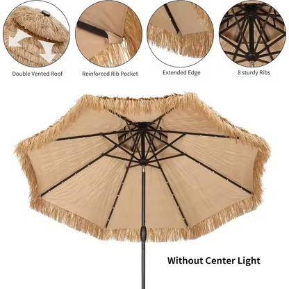 AuroraShade™ Solar Powered LED Umbrella